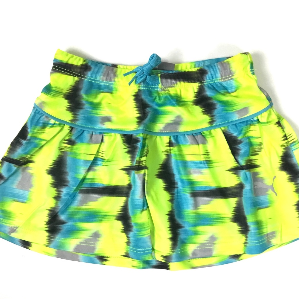 NWT PUMA Girls Athletic Skirt W/ Under-Shorts